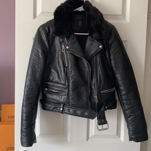 Zara Faux Leather Jacket